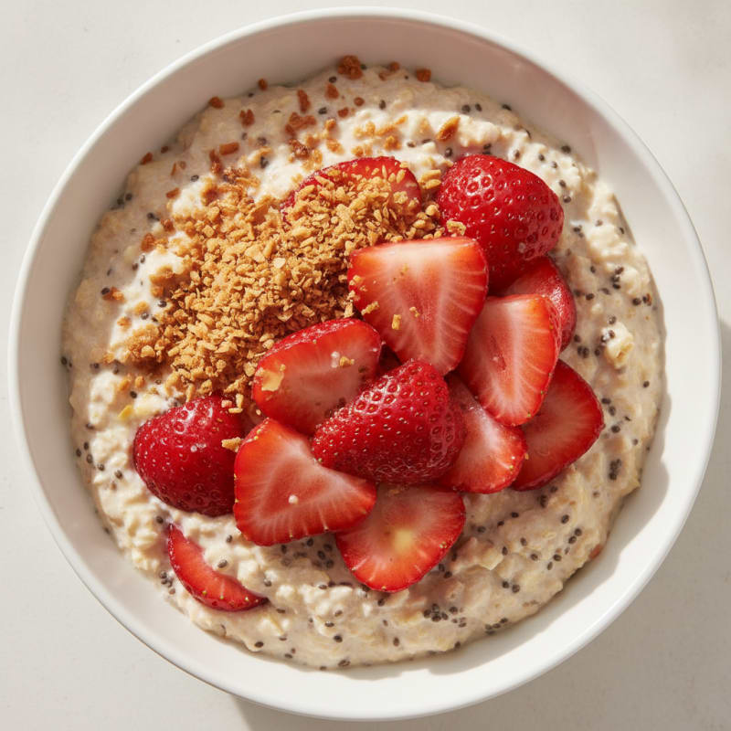 Strawberry Coconut Overnight Oats
