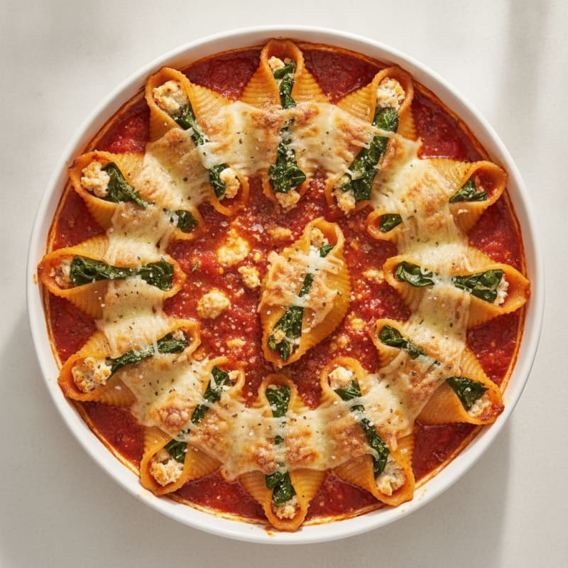 Spinach & Ricotta Stuffed Shells