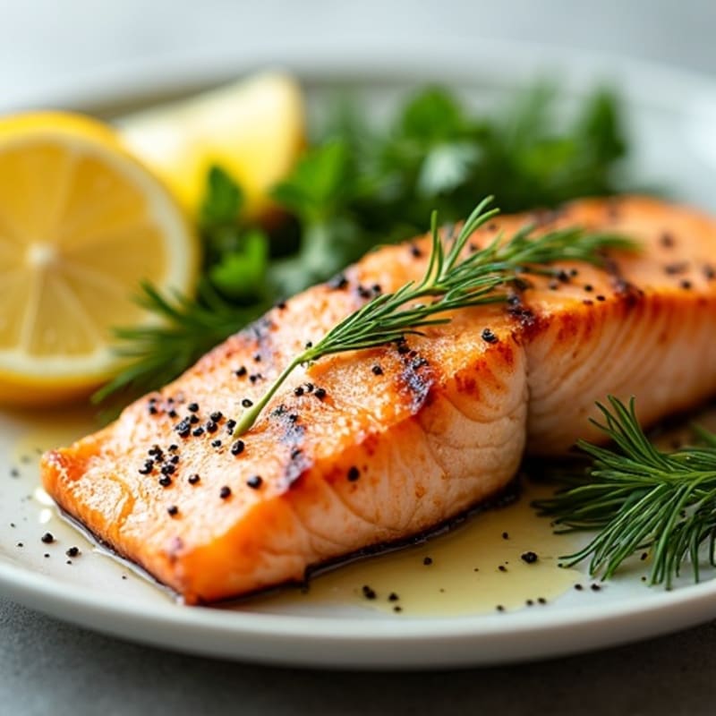 Lemon Herb Grilled Salmon