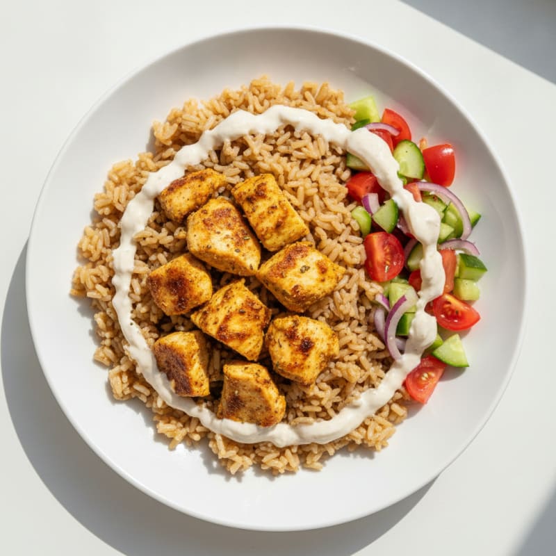 Chicken Shawarma Rice Bowl