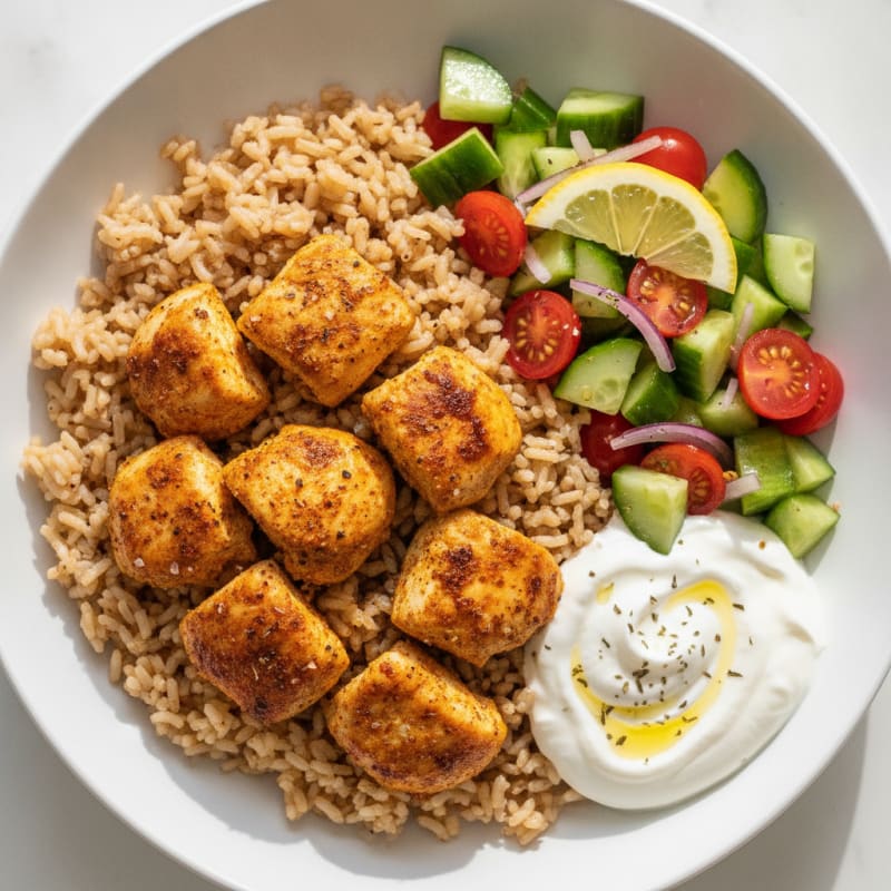 Chicken Shawarma Rice Bowl