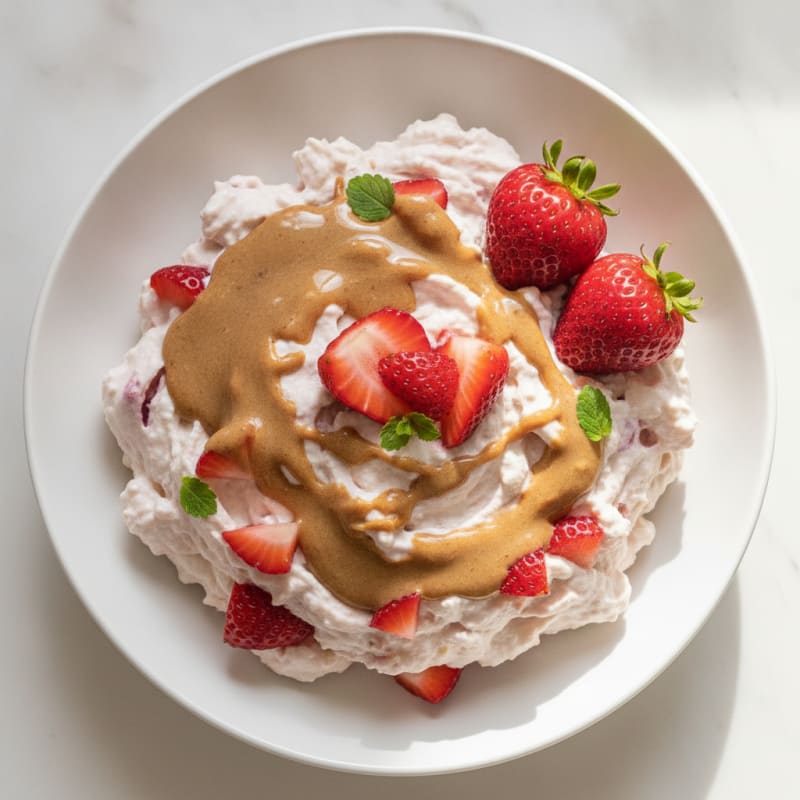 Silky Greek Yogurt Protein Mousse with Berries