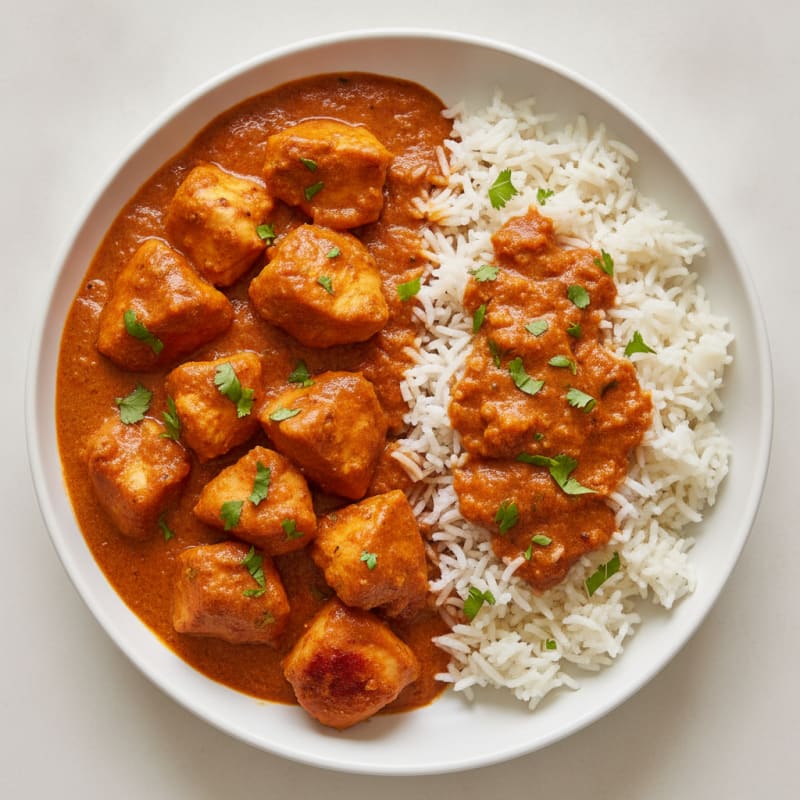 Spiced Butter Chicken with Basmati Rice