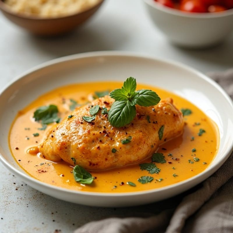 Creamy Coconut-Spiced Butter Chicken