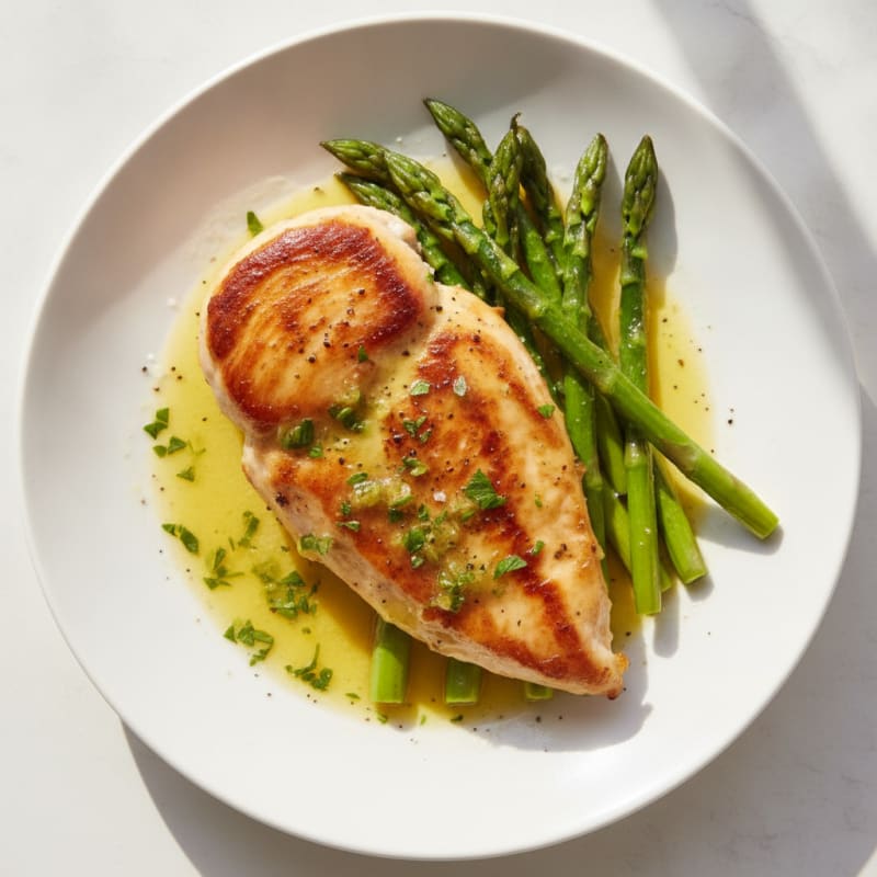 Pan-Seared Chicken with Lemon-Herb Sauce