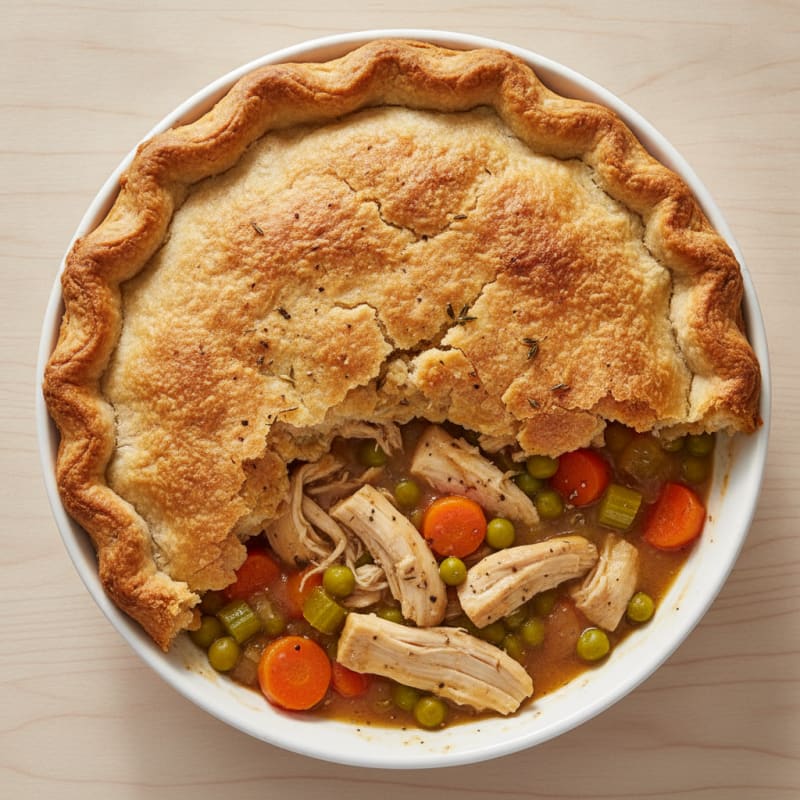 Hearty Chicken and Vegetable Pot Pie