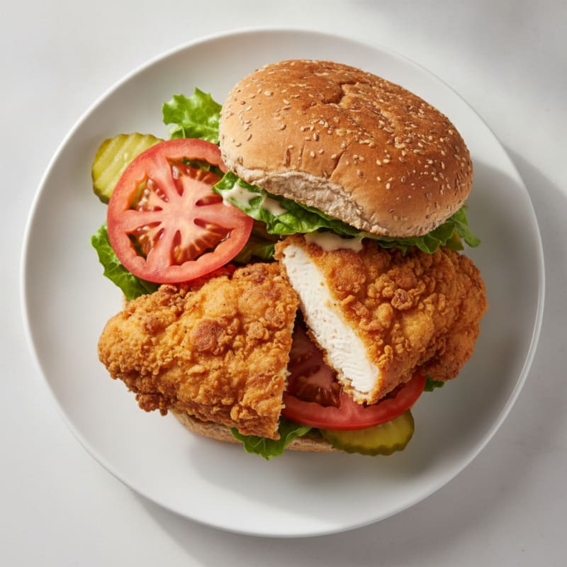 Crispy Buttermilk Fried Chicken Sandwich