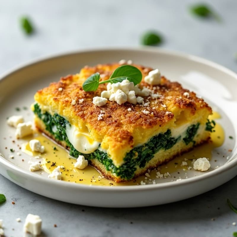 Crispy Baked Spinach and Feta