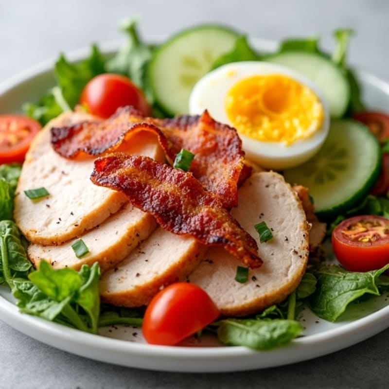Roasted Turkey and Crispy Bacon Salad