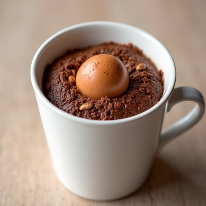 Healthy Chocolate Protein Mug Cake