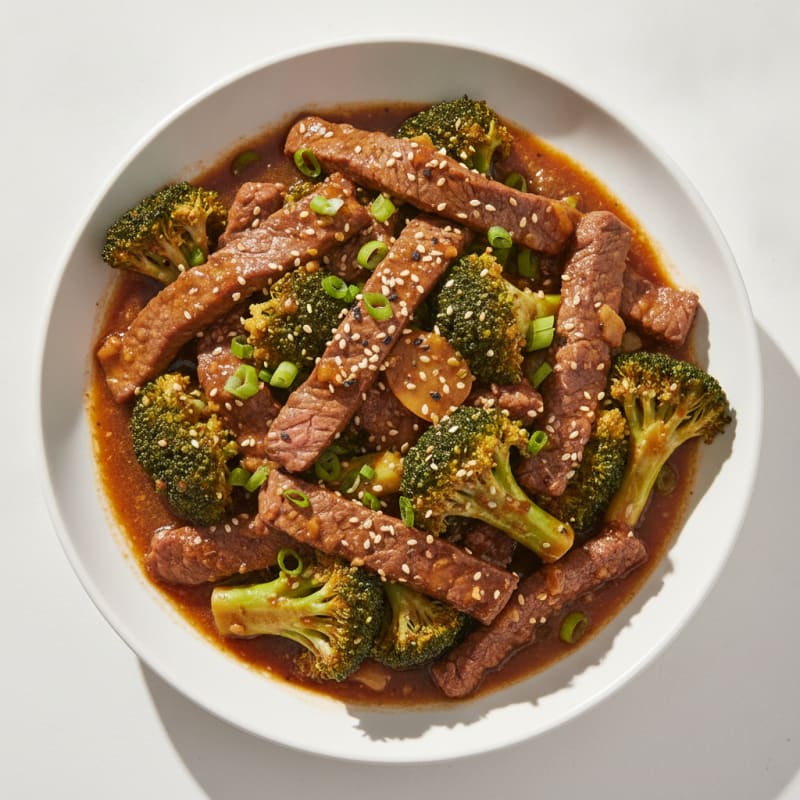 Sesame Beef and Broccoli Stir-Fry