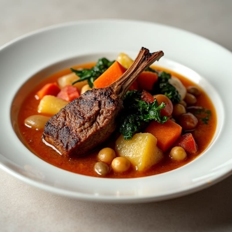 Slow-Cooked Warmly Spiced Lamb Stew