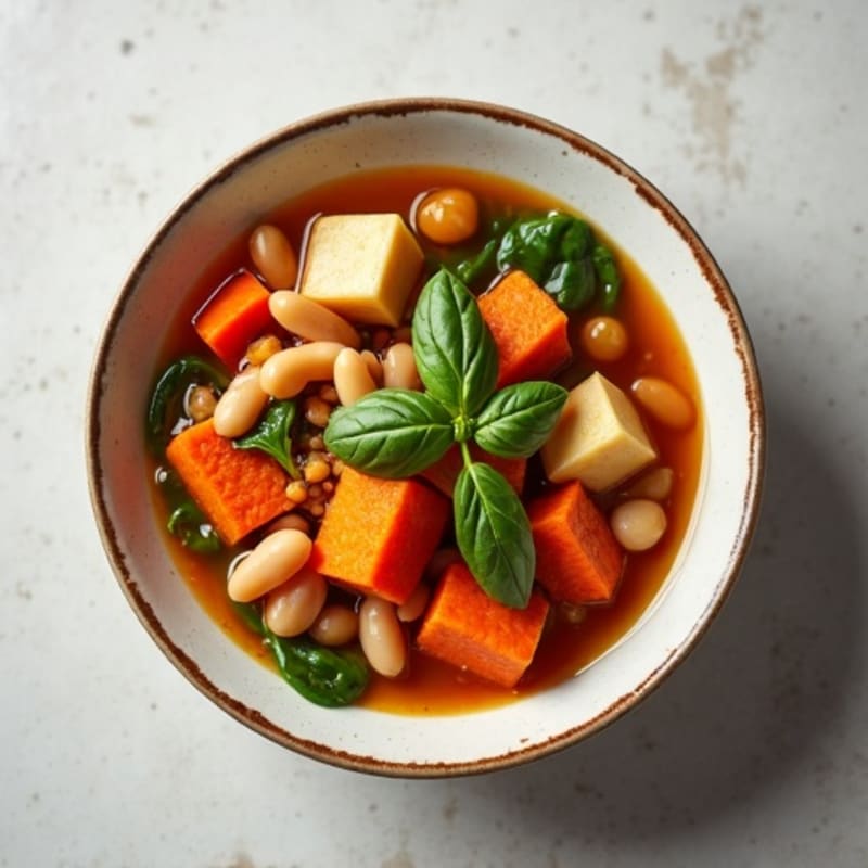 Hearty Root Vegetable and Bean Stew