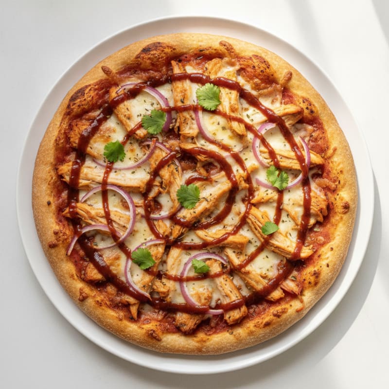High-Protein BBQ Chicken Pizza