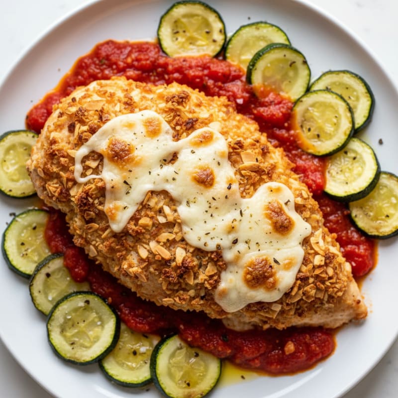 Baked Chicken Parmesan with Marinara