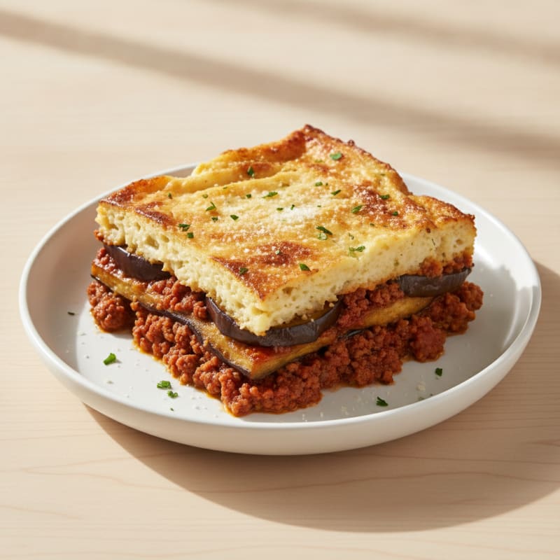 Classic Greek Lamb Moussaka