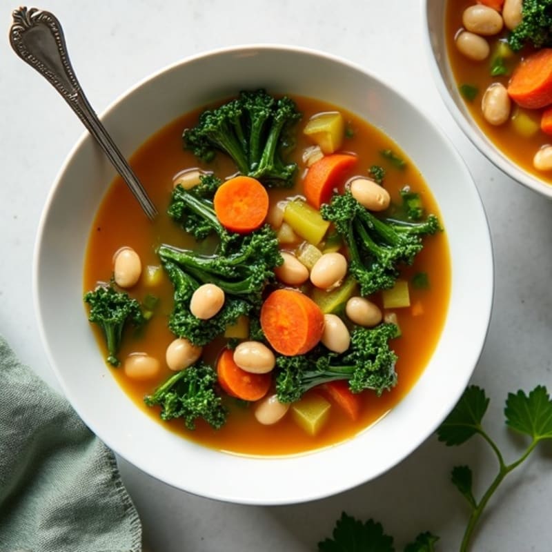 Hearty Kale and White Bean Soup