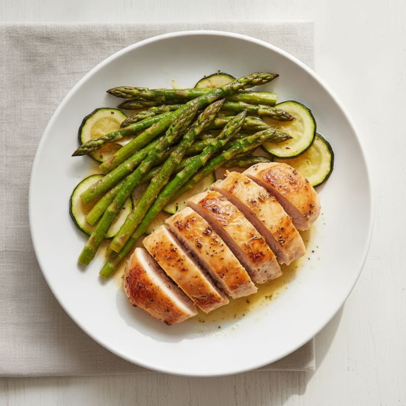 Sheet Pan Lemon Herb Chicken with Asparagus