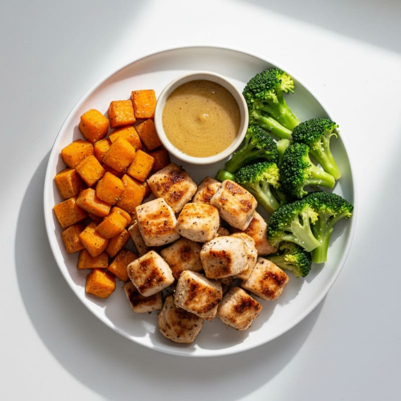Grilled Chicken Bites with Honey Mustard