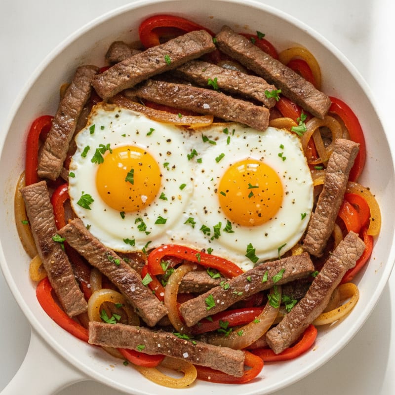 Steak and Egg Breakfast Skillet