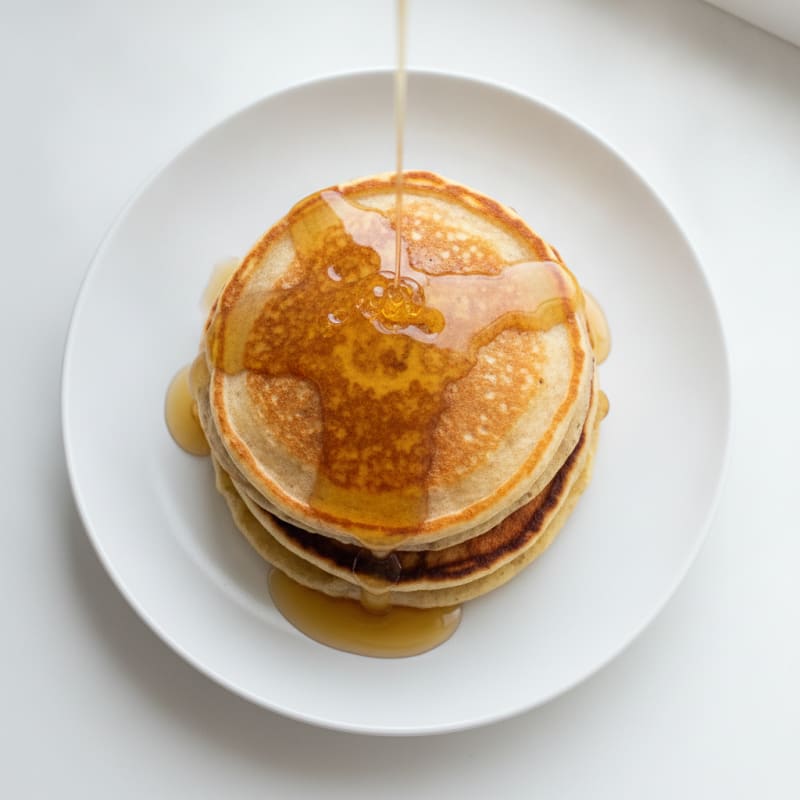 Fluffy Banana Protein Pancakes