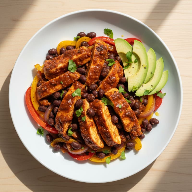 Spicy Chipotle Chicken and Black Bean Bowls