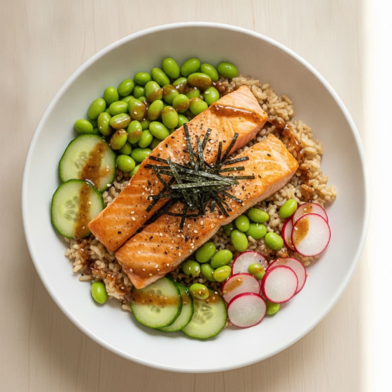 Salmon Sushi Rice Bowl