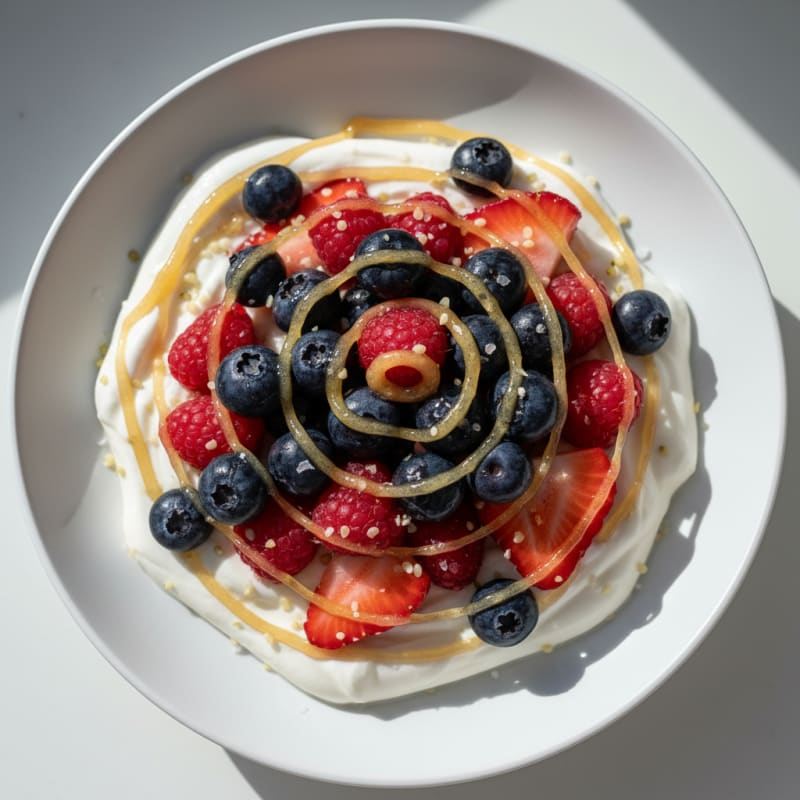 Creamy Honey Yogurt Berry Parfait