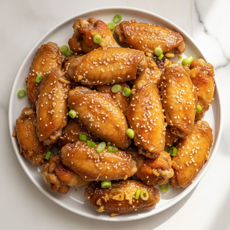 Baked Honey-Garlic Chicken Wings