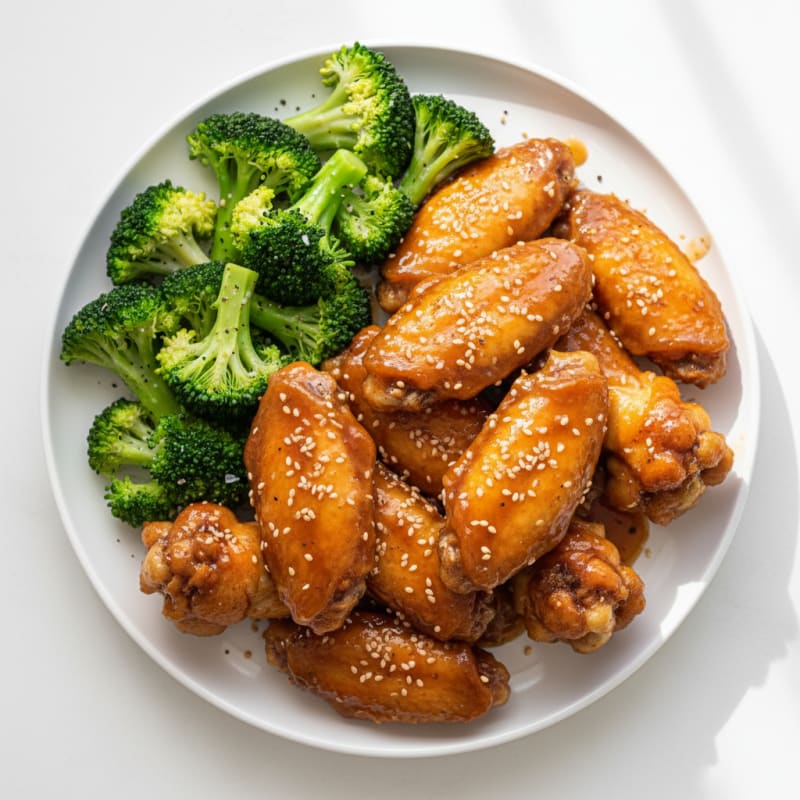 Honey-Garlic Glazed Chicken Wings