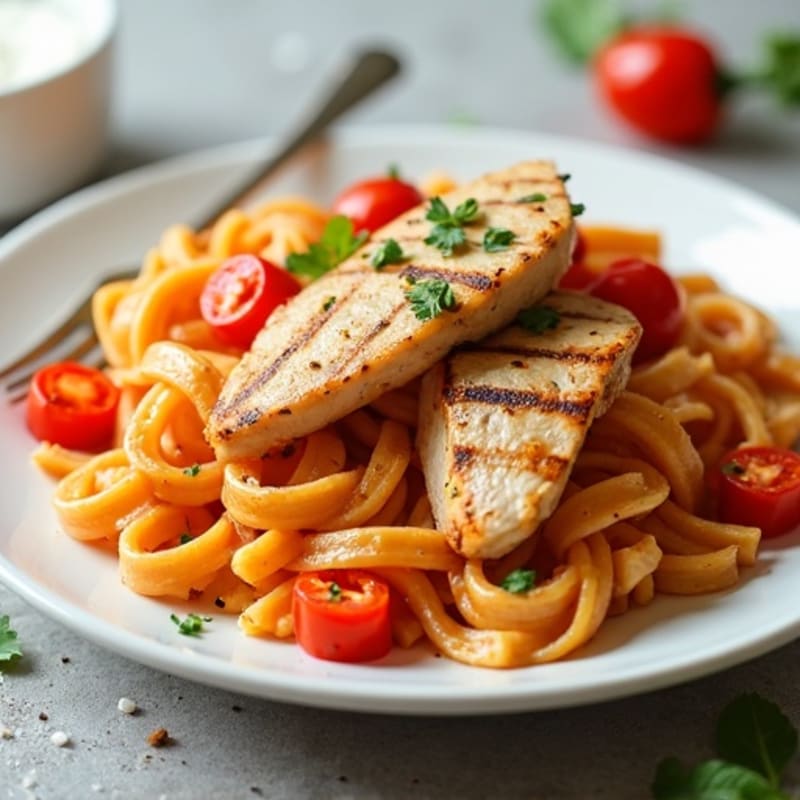Creamy Roasted Red Pepper Pasta