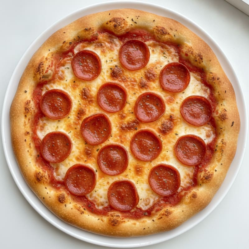 Classic Pepperoni Pizza with Mozzarella