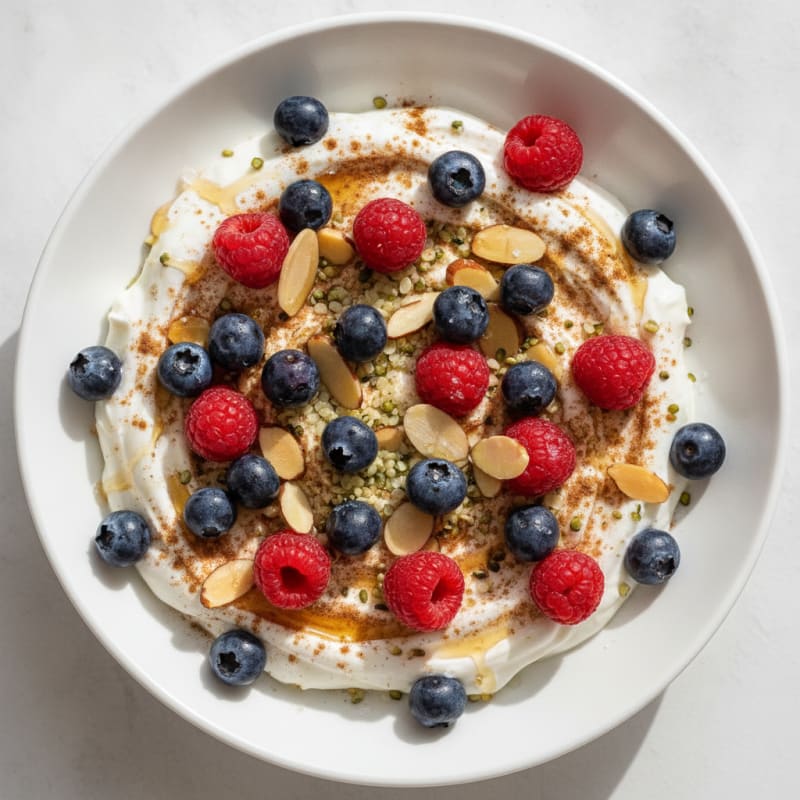 Greek Yogurt Berry Power Bowl