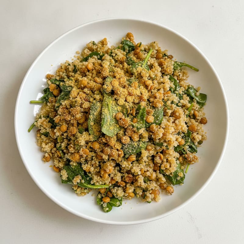 Crispy Lentil and Quinoa Power Salad