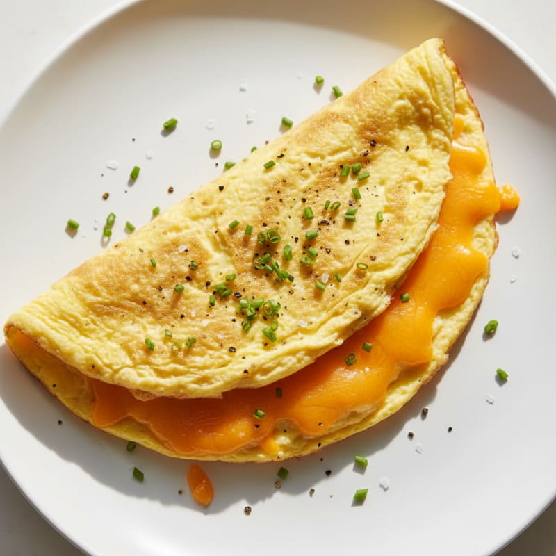 Classic Fluffy Cheese Omelette