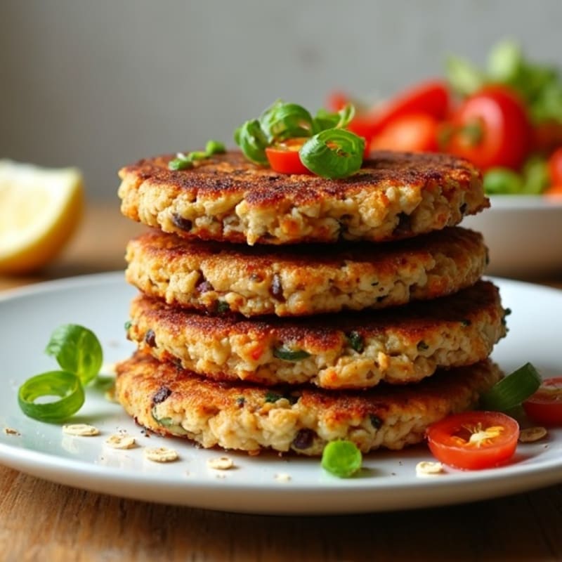 Crispy Spiced Black Bean Patties