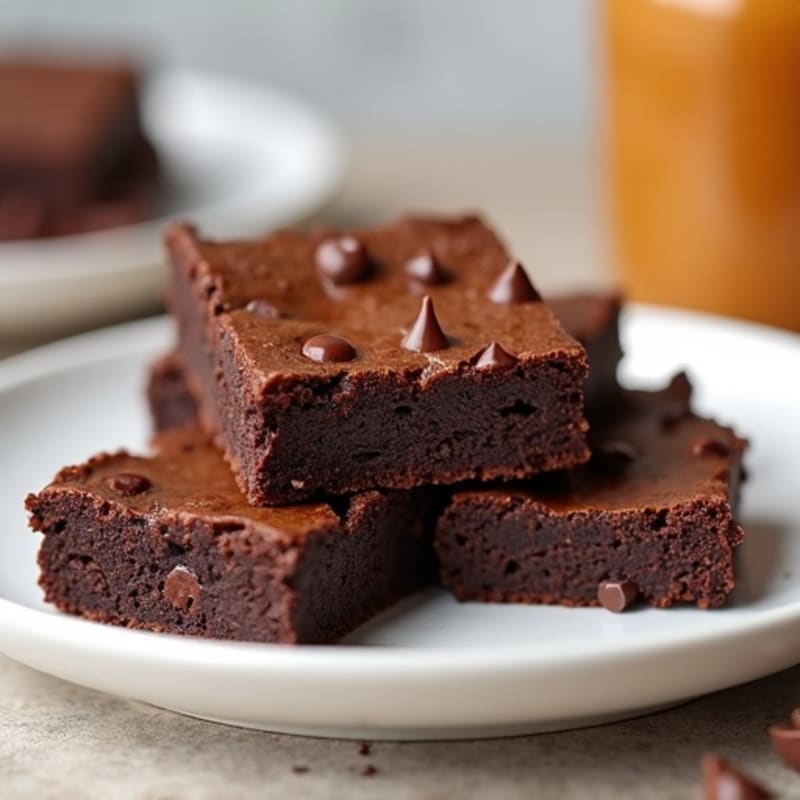 Protein-Rich Dark Chocolate Sweet Potato Brownies