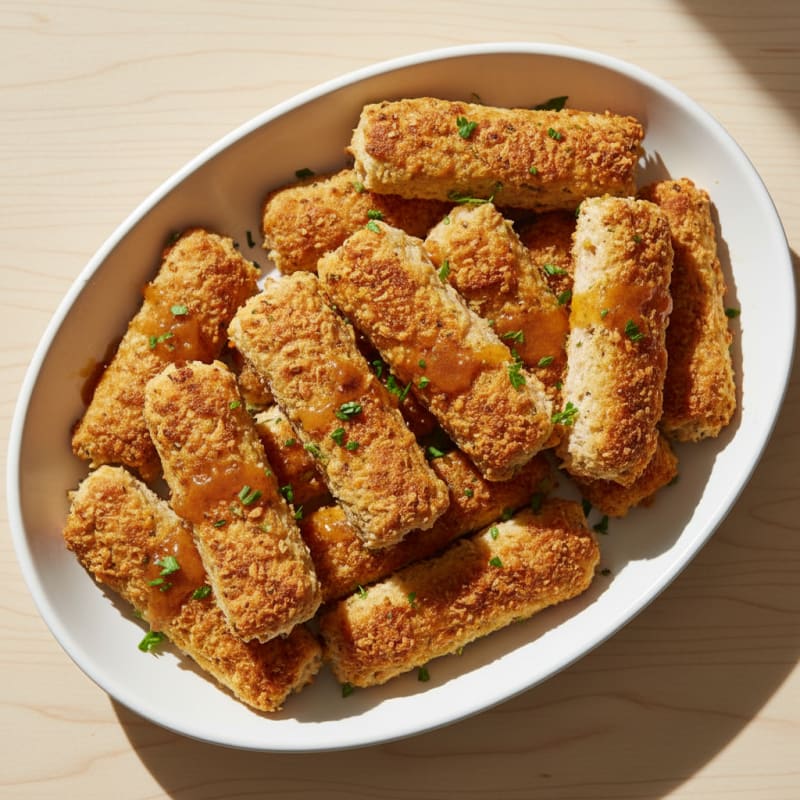 Crispy Garlic Parmesan Breadsticks