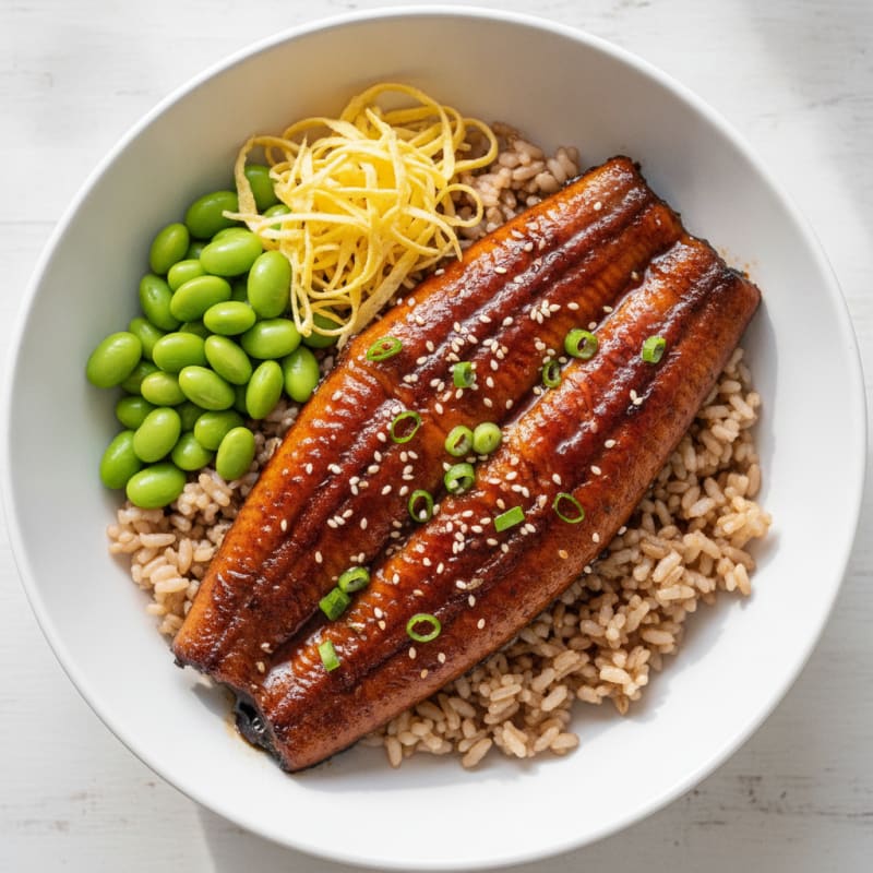 Glazed Eel Donburi Bowl