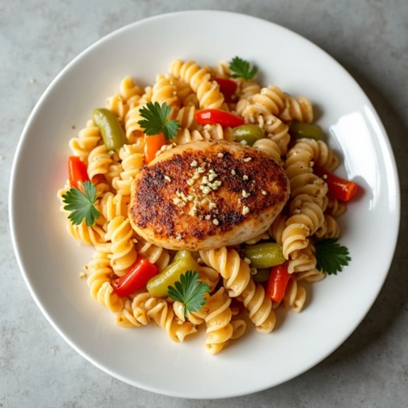 Creamy Cajun Chicken Pasta with Bell Peppers