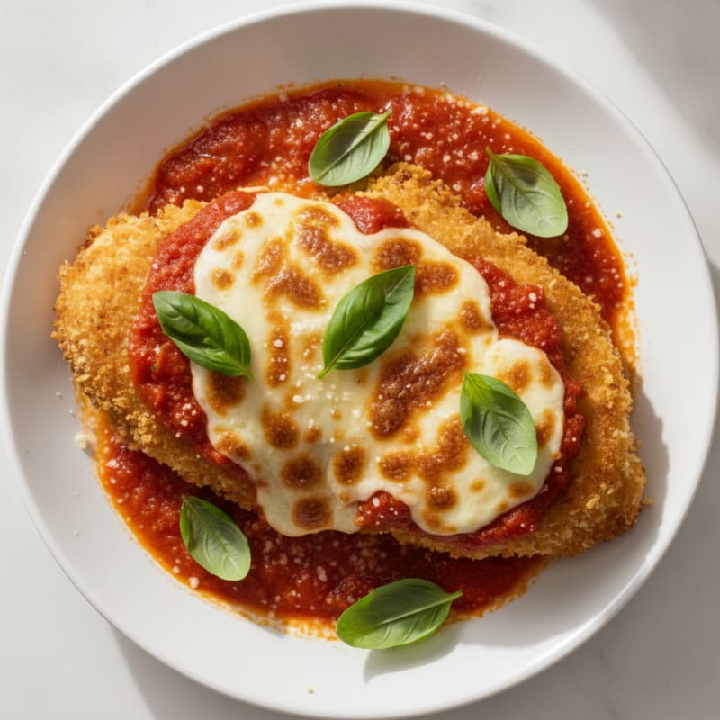 Crispy Baked Chicken Parmesan