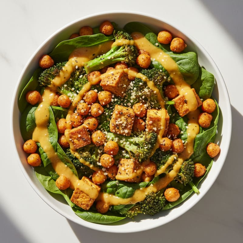 Roasted Chickpea and Veggie Buddha Bowl