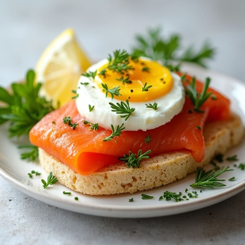 Fresh Herb-Crusted Smoked Salmon with Whipped Cream Cheese