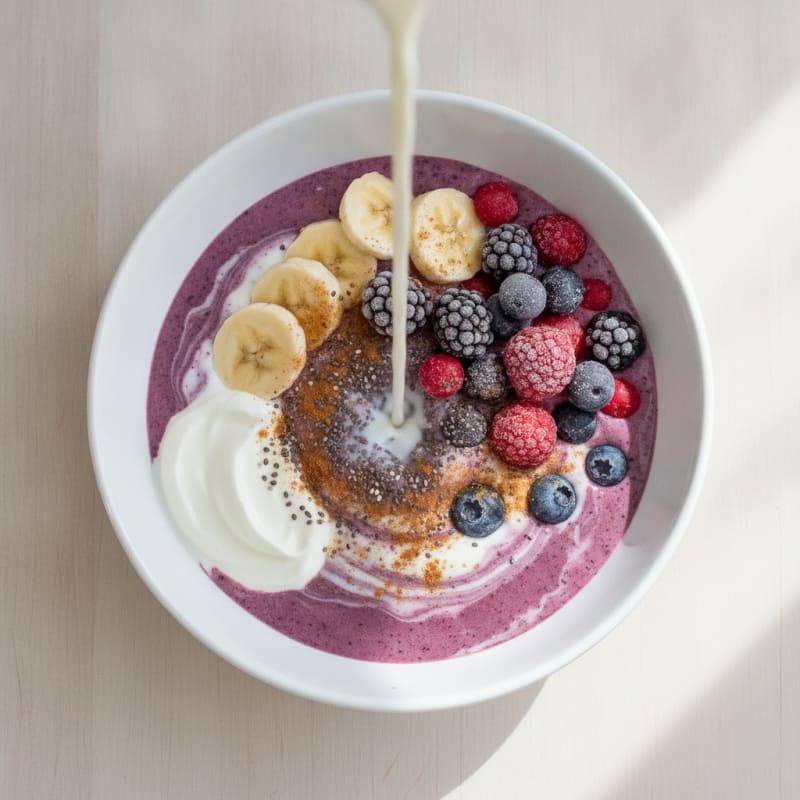 Berry Banana Protein Power Smoothie
