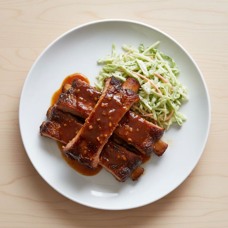 Sticky BBQ Baby Back Ribs