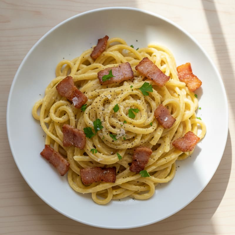 Classic Carbonara with Pancetta