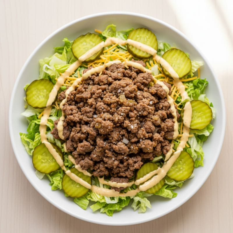 Big Mac Inspired Protein Bowl