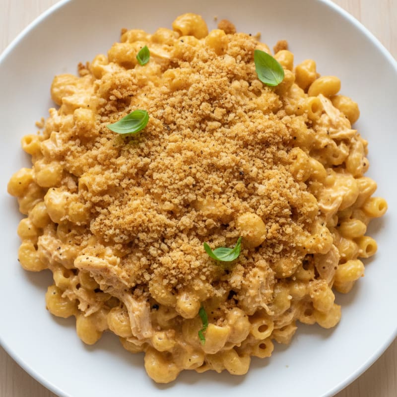 Baked Macaroni and Cheese with Toasted Breadcrumbs