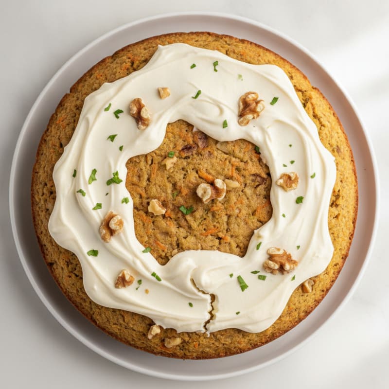 Spiced Carrot Cake with Cream Cheese Glaze
