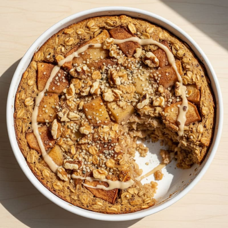 Apple Cinnamon Oatmeal Bake